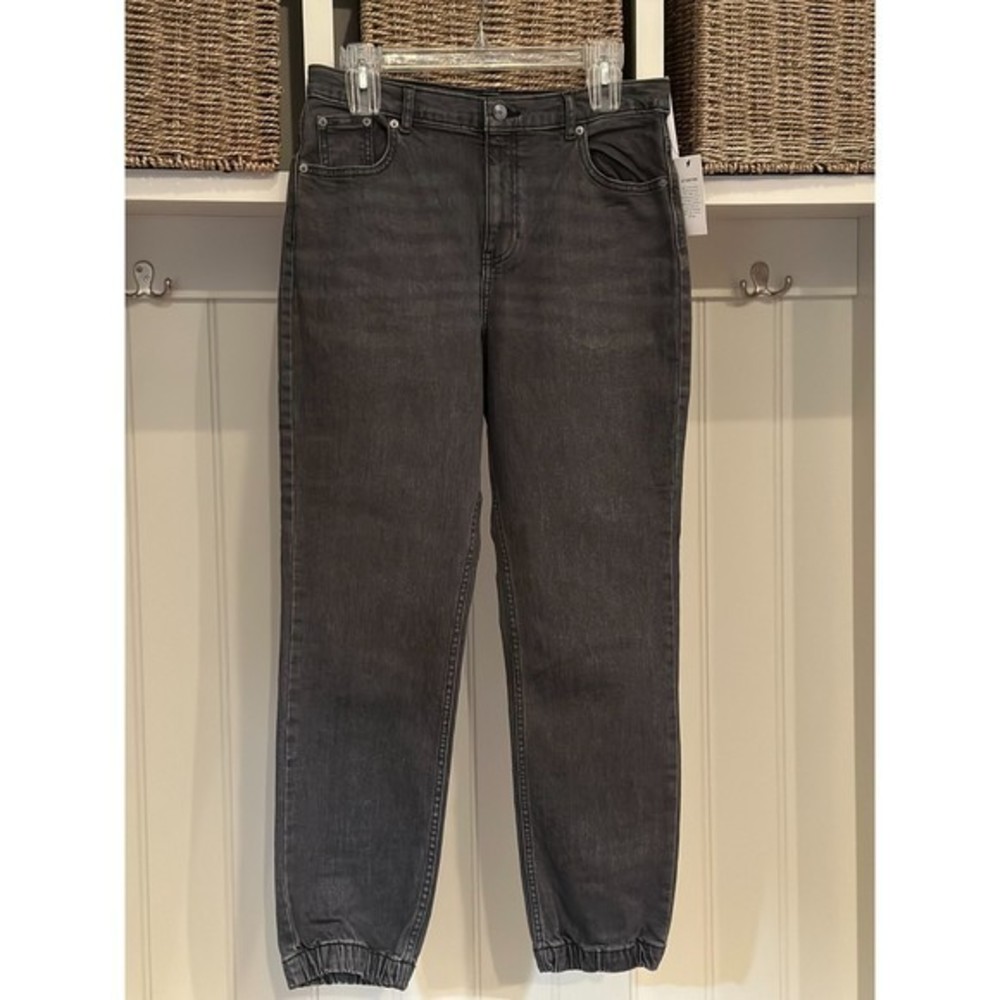 Free Assembly Grey Jogger Mom Jeans w/ Adjust Waist‎ - Girls Size 18 **NWT ** - Picture 4 of 10